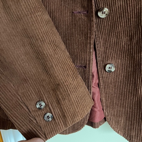 Vintage Brown Corduroy Blazer - Picture 4 of 6